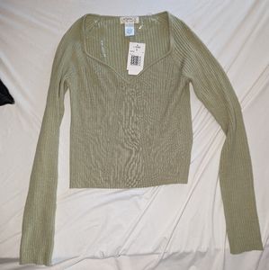 NWT Small L*Space sweater, light green